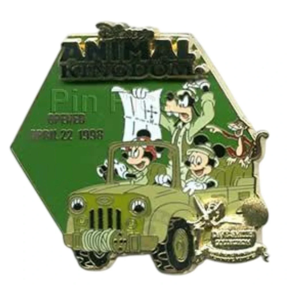 Disney Pin Animal Kingdom Opening Dave Smith Collection Safari Ride LE 48622 WDW